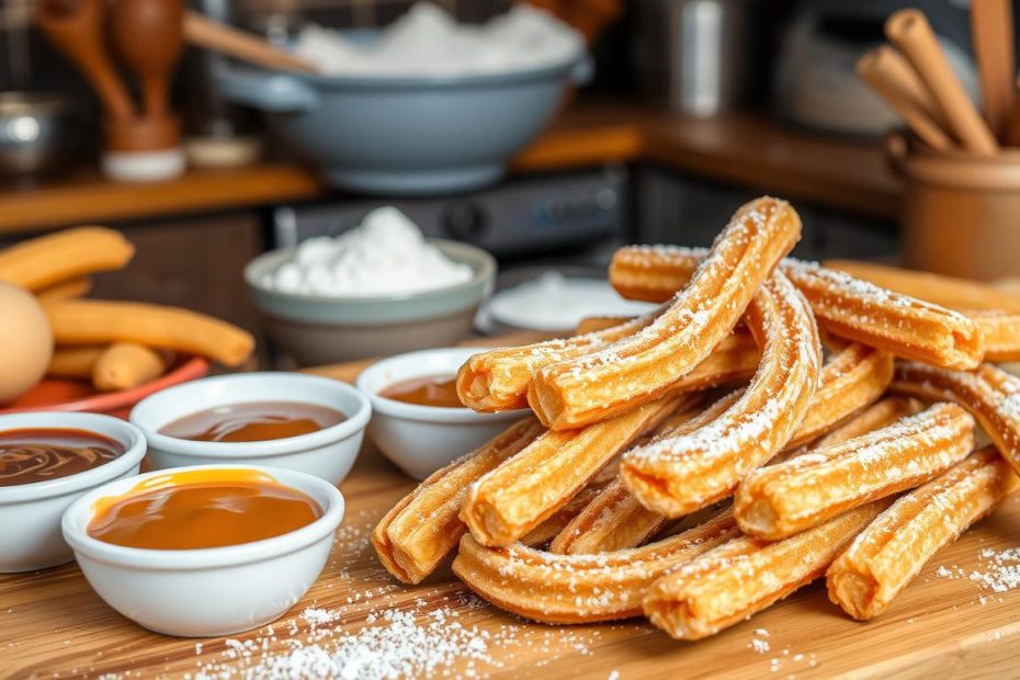 Como fazer churros caseiros com recheios variados