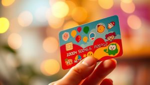 Cartão pré-pago para crianças